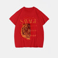 Big & Tall Red Streetwear T-Shirt for big men view 2
