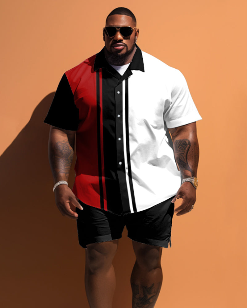 Big & Tall Striped Jeans for big men view 1