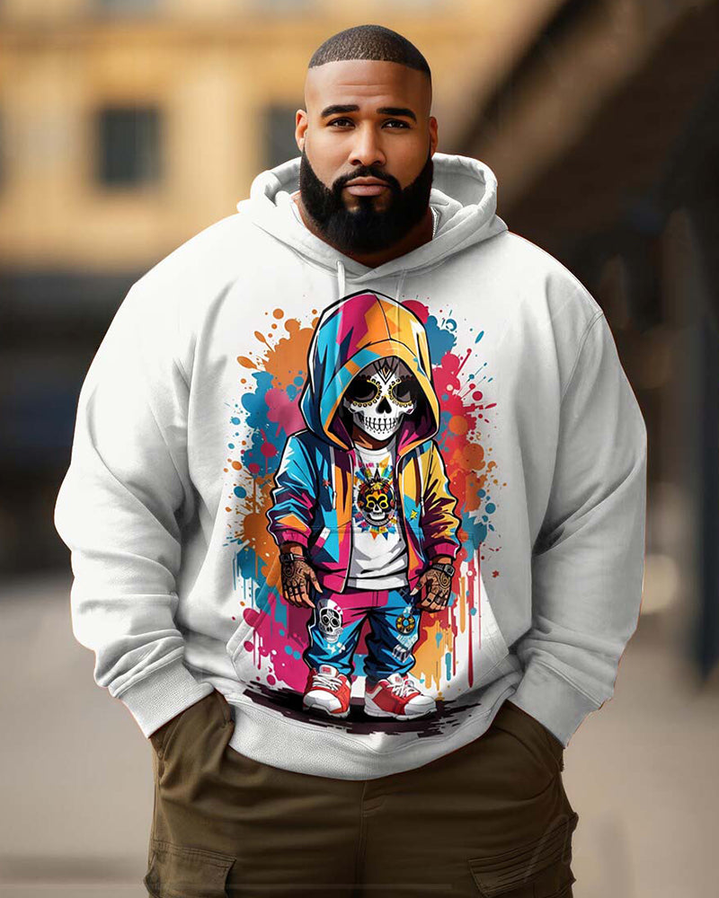 Big & Tall Graphic Hoodie for big men
