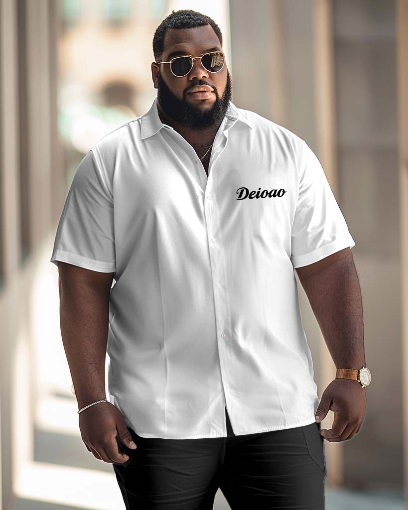 Big & Tall Graphic Short Sleeve Shirt for big men view 1