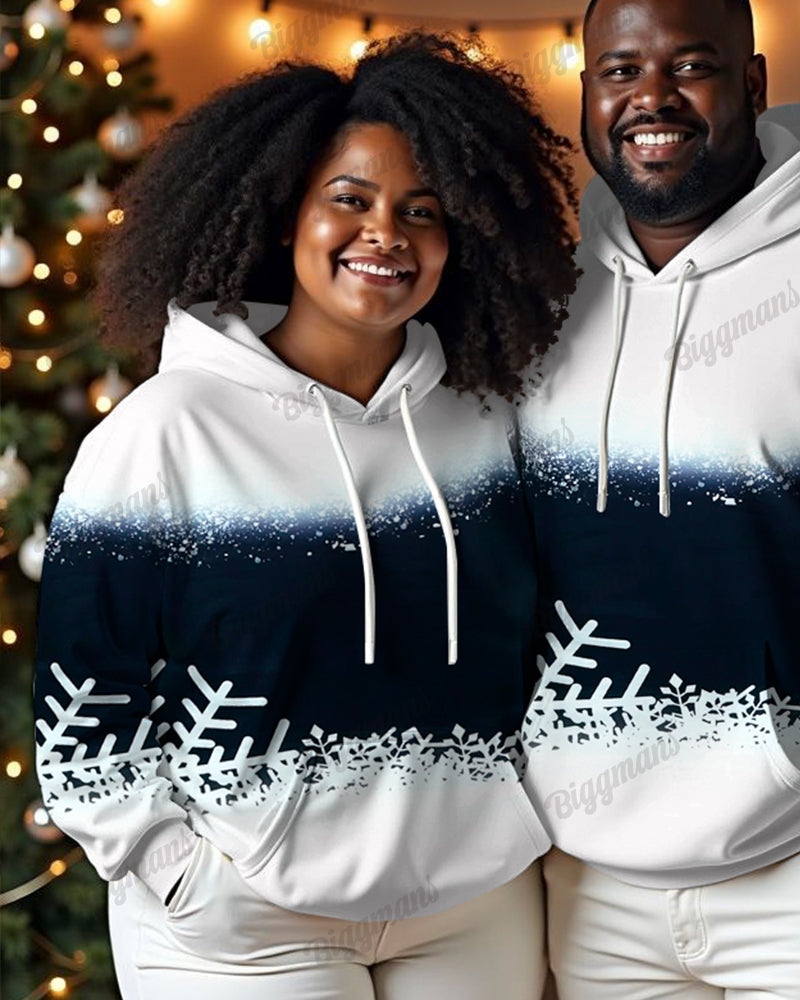 Big & Tall Gradient Geometric Hoodie Sweatpants Set for big men view 2