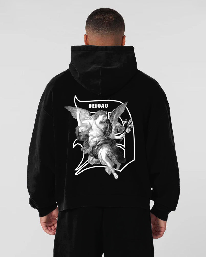 Big & Tall Athletic Streetwear Hoodie for big men view 1