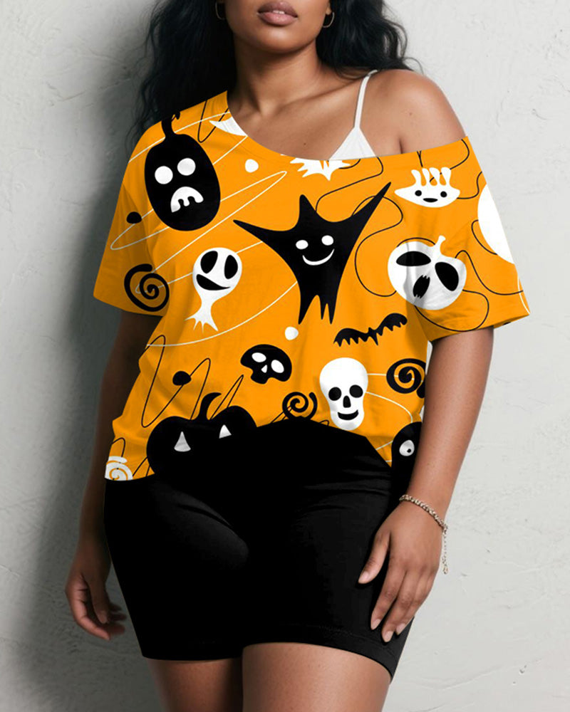 Big & Tall Graphic Graffiti Two-piece Set for big men view 1