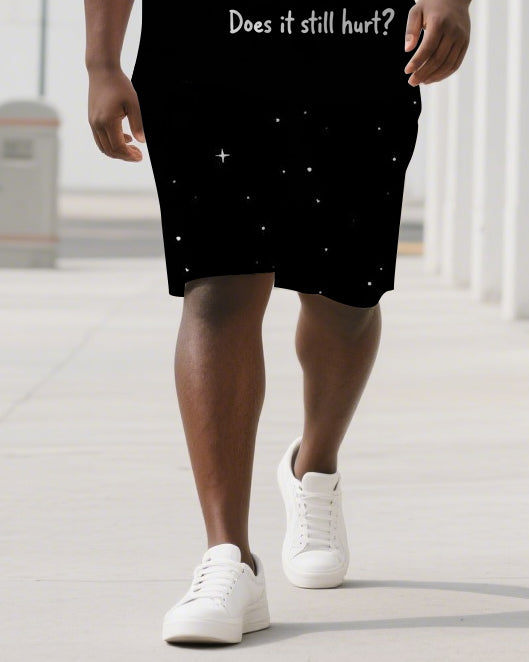Big & Tall Skull Two-piece Set for big men view 3