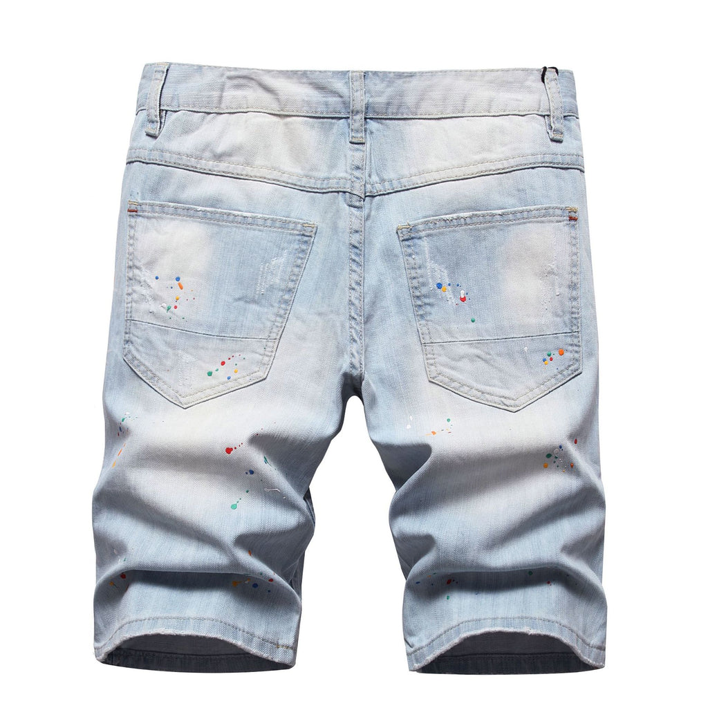 Big & Tall Denim Graffiti Streetwear Jeans for big men view 3