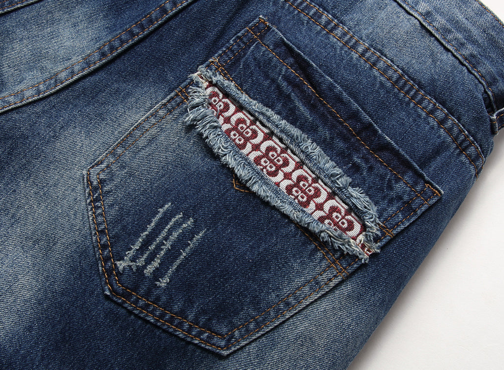 Big & Tall Denim Graffiti Streetwear Jeans for big men view 5