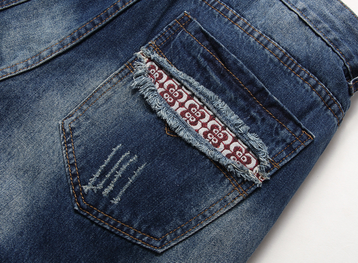 Big & Tall Denim Graffiti Streetwear Jeans for big men view 5