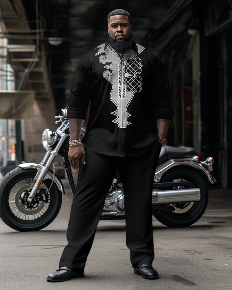 Big & Tall Business Casual Two-piece Set for big men view 1