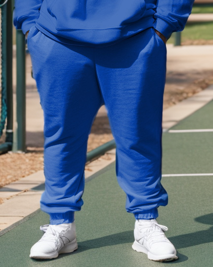 Big & Tall Graphic Hoodie Sweatpants Set for big men view 3