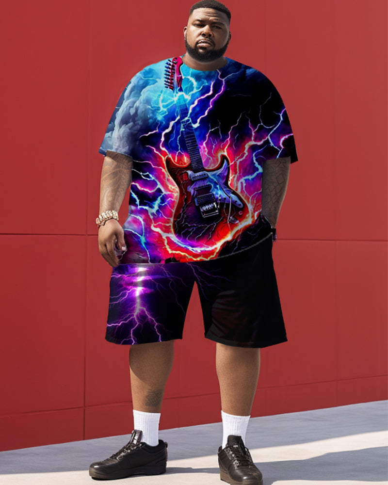 Big & Tall Graphic Two-piece Set for big men view 1
