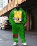Big & Tall Graphic Hoodie Sweatpants Set for big men view 1