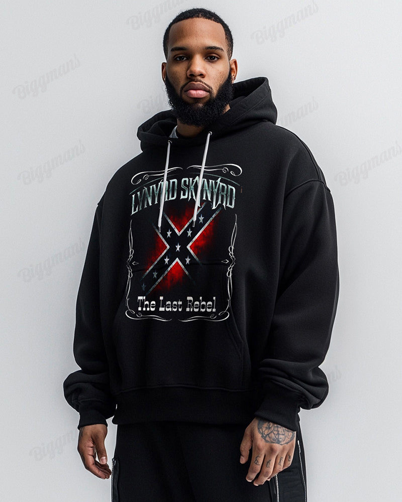 Big & Tall Graphic Streetwear Hoodie for big men
