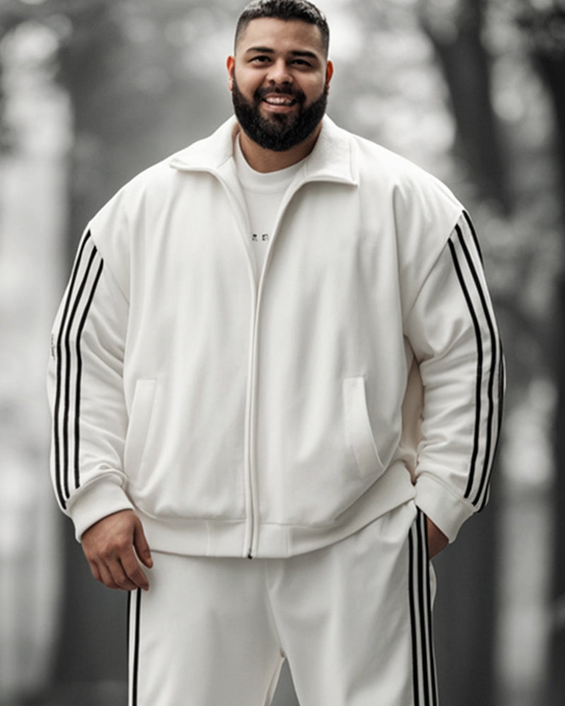 Big & Tall Athletic Two-piece Set for big men view 2