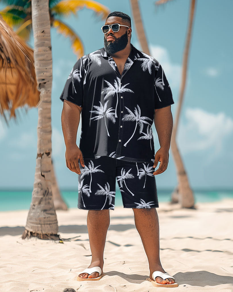 Big & Tall Hawaiian Graphic Jeans for big men view 1