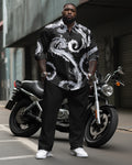 Big & Tall Graphic Two-piece Set for big men view 1