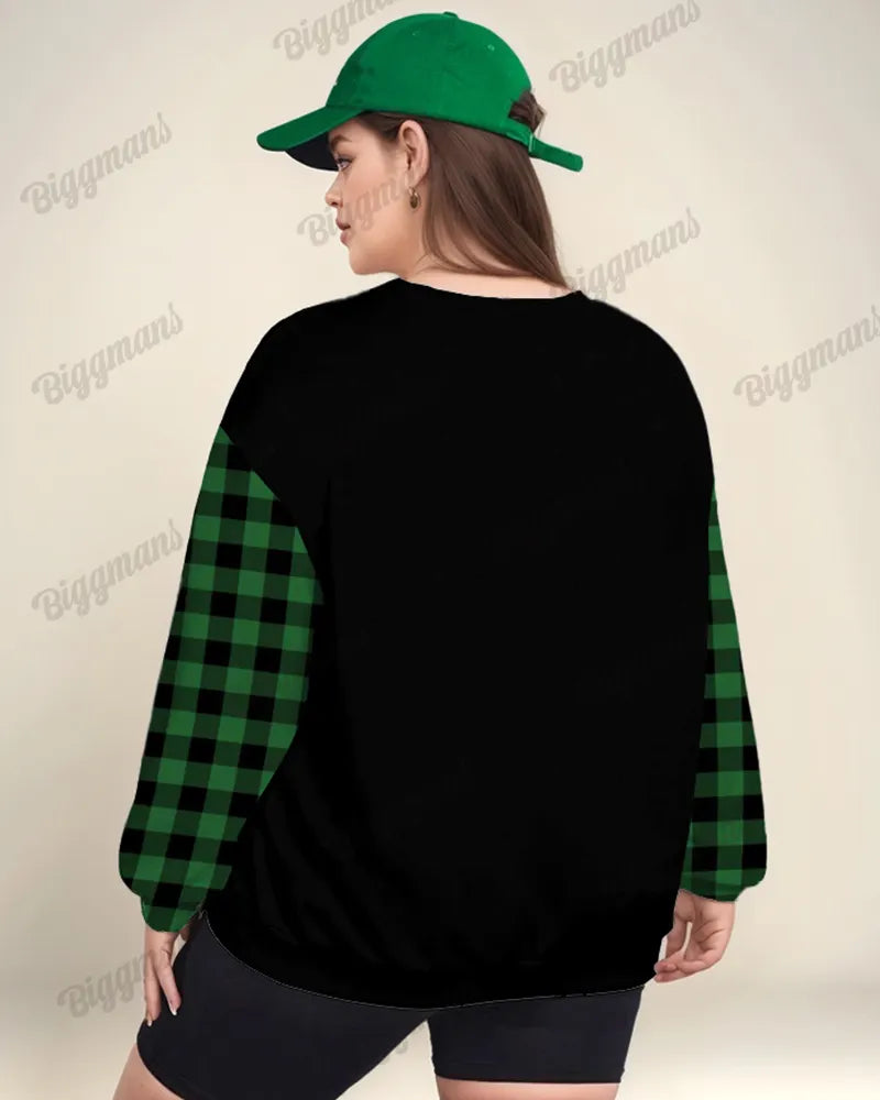Big & Tall Plaid Graphic Men's Clothing for big men view 2