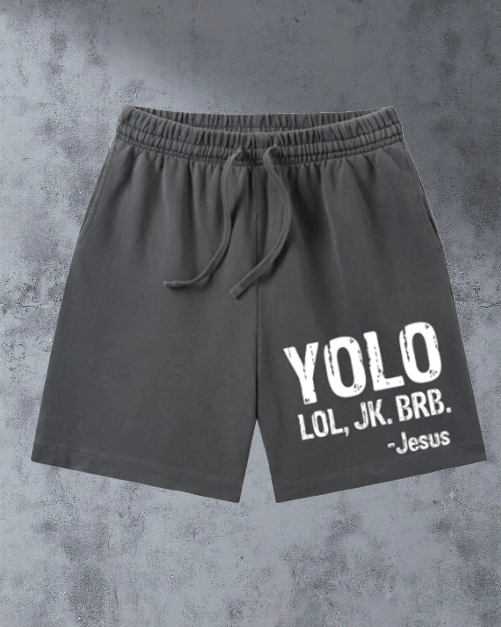Big & Tall Gradient Graphic Streetwear Shorts for big men view 5