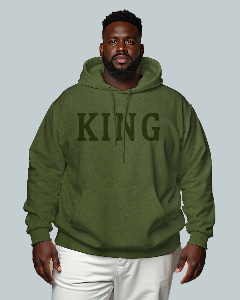 Big & Tall Graphic Hoodie for big men view 2