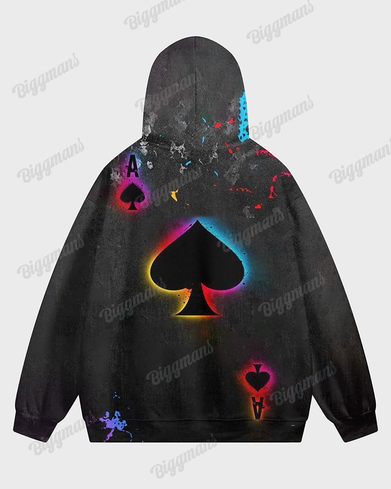 Big & Tall Gradient Hoodie Sweatpants Set for big men view 6