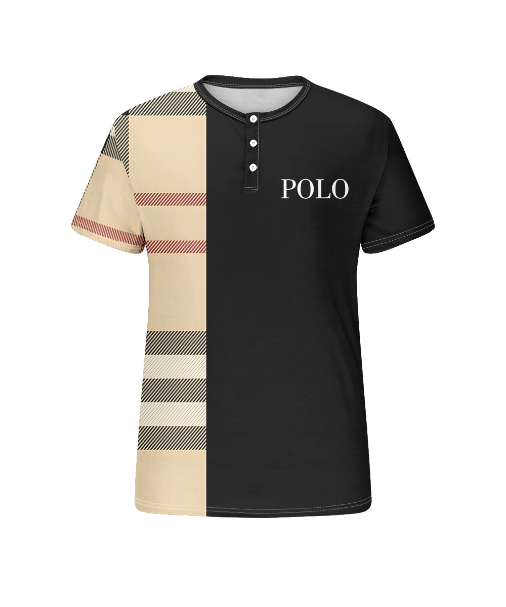 Big & Tall Black Striped Graphic T-Shirt for big men view 4