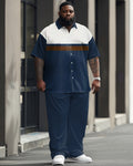 Big & Tall Colorblock Business Casual Jeans for big men view 1