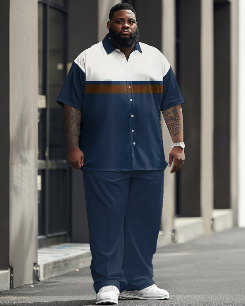 Big & Tall Colorblock Business Casual Jeans for big men view 1