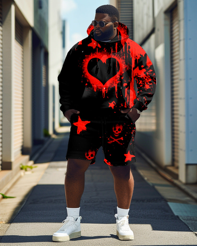 Big & Tall Streetwear Hoodie for big men view 1