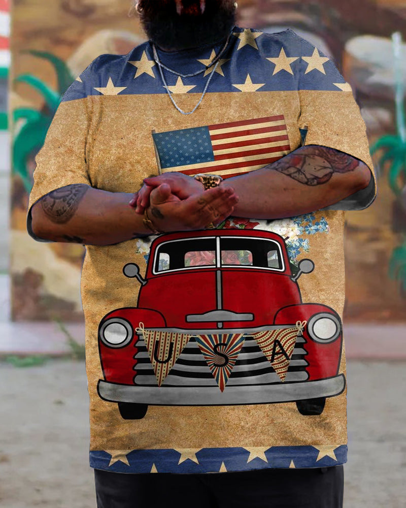 Big & Tall Graphic T-Shirt for big men