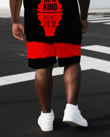 Big & Tall Graphic Two-piece Set for big men view 3