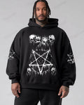 Big & Tall Graphic Streetwear Hoodie for big men