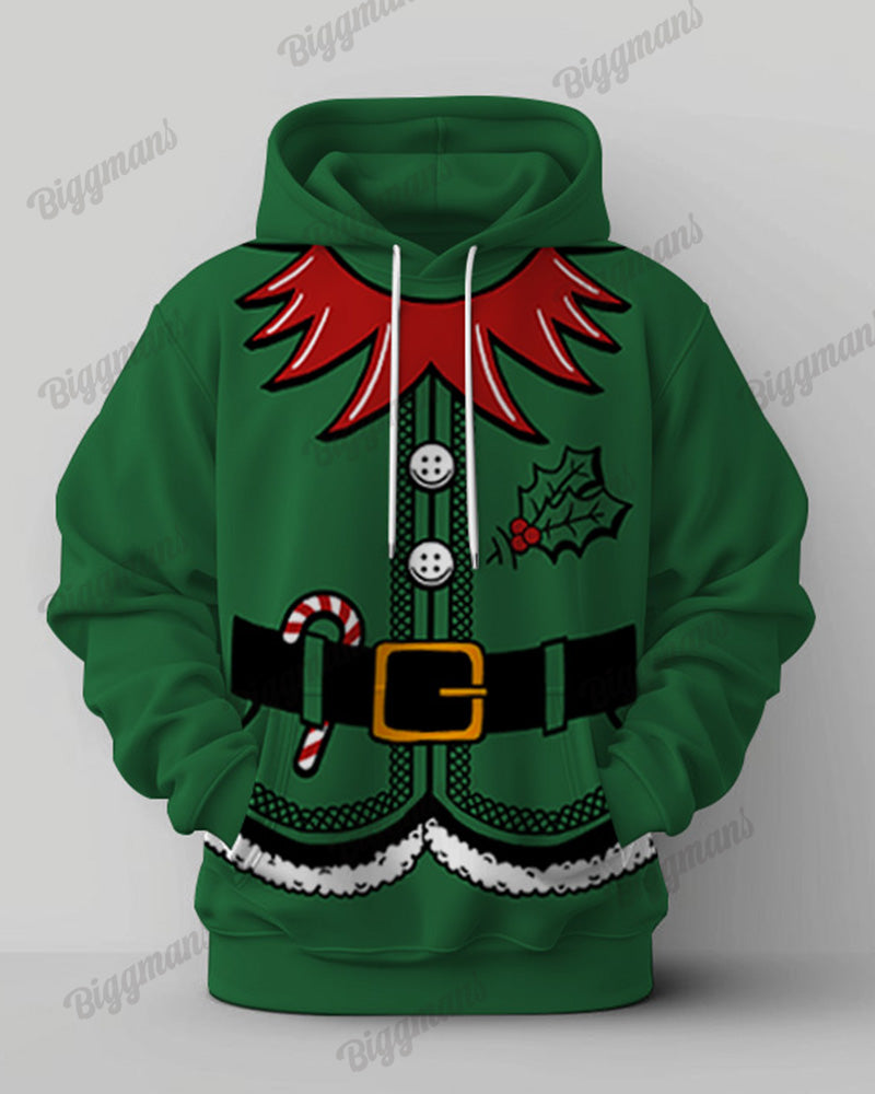 Big & Tall Graffiti Streetwear Hoodie for big men view 3