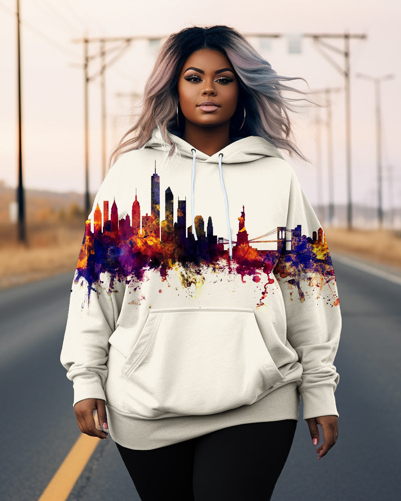 Big & Tall Graphic Hoodie for big men