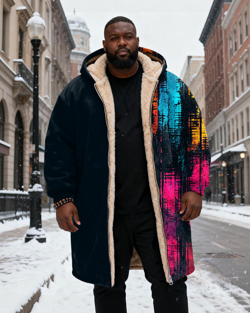 Big & Tall Graffiti Hoodie for big men view 2