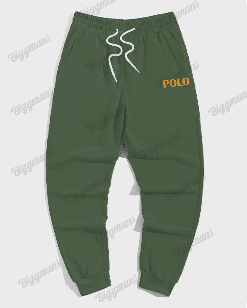 Big & Tall Green Graphic Graffiti Two-piece Set for big men view 4