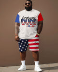Big & Tall Graphic Two-piece Set for big men view 2