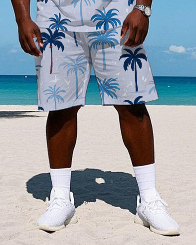 Big & Tall Hawaiian Two-piece Set for big men view 3