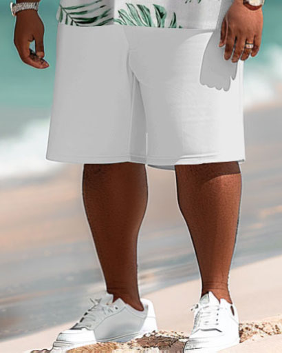 Big & Tall Hawaiian Tropical Graphic Jeans for big men view 4