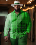 Big & Tall Plaid Jeans for big men
