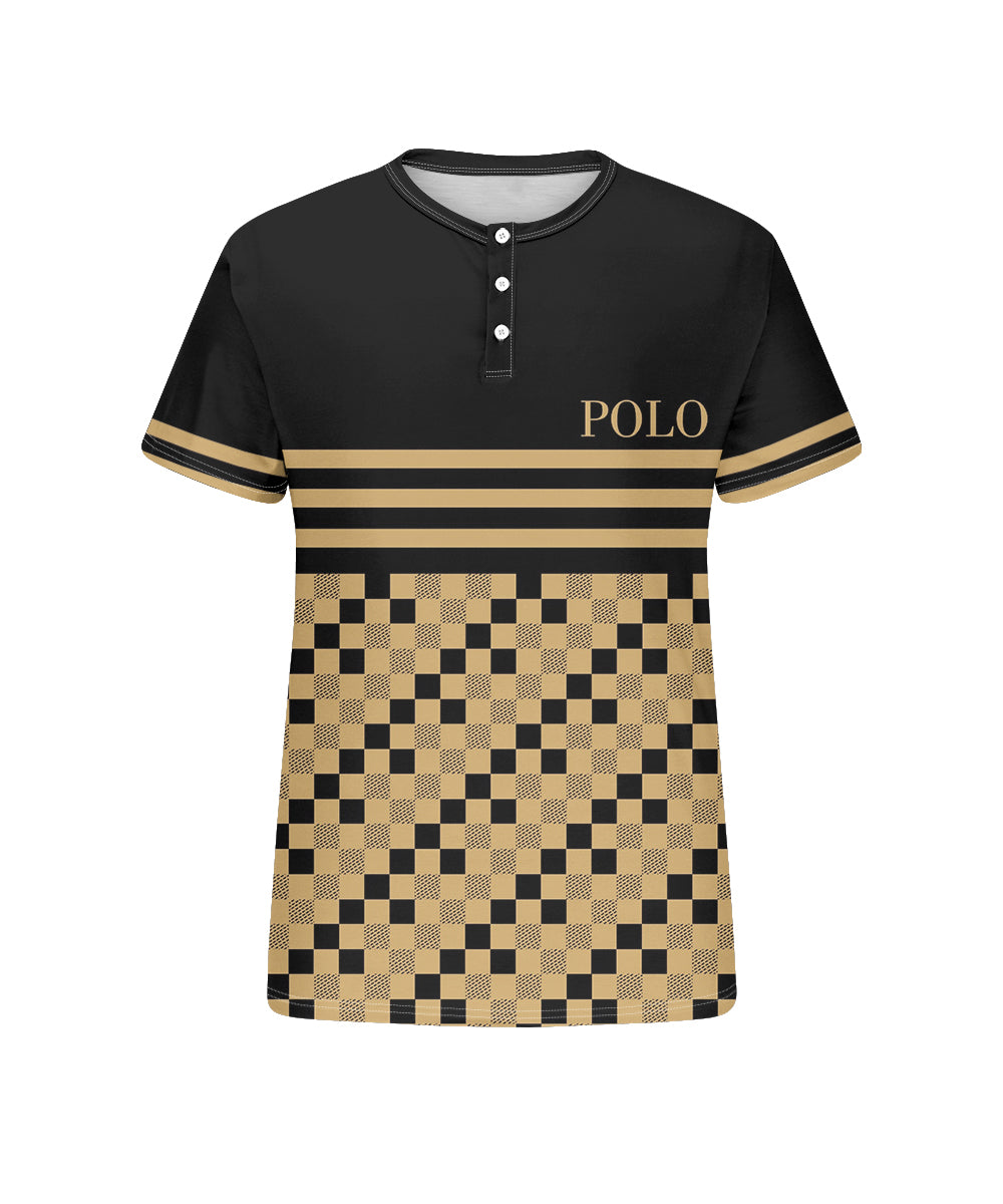 Big & Tall Black Plaid Graphic T-Shirt for big men view 4