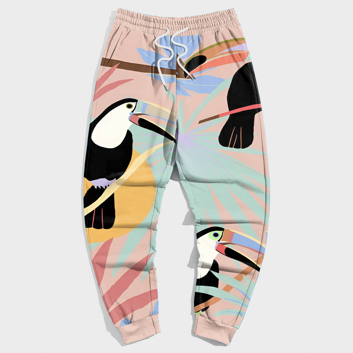 Big & Tall Pink Hawaiian Pants for big men