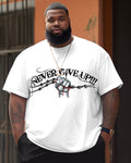 Big & Tall Graphic Streetwear T-Shirt for big men