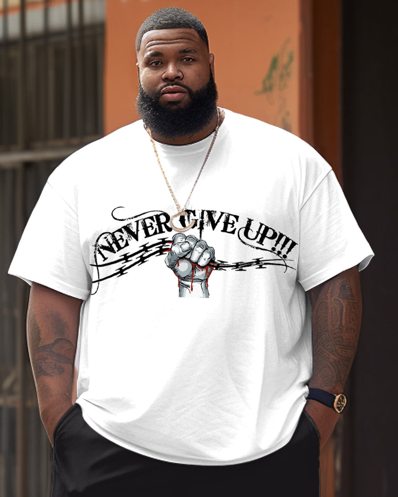 Big & Tall Graphic Streetwear T-Shirt for big men