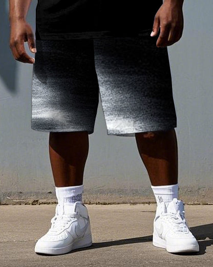 Big & Tall Graphic Skull Two-piece Set for big men view 3