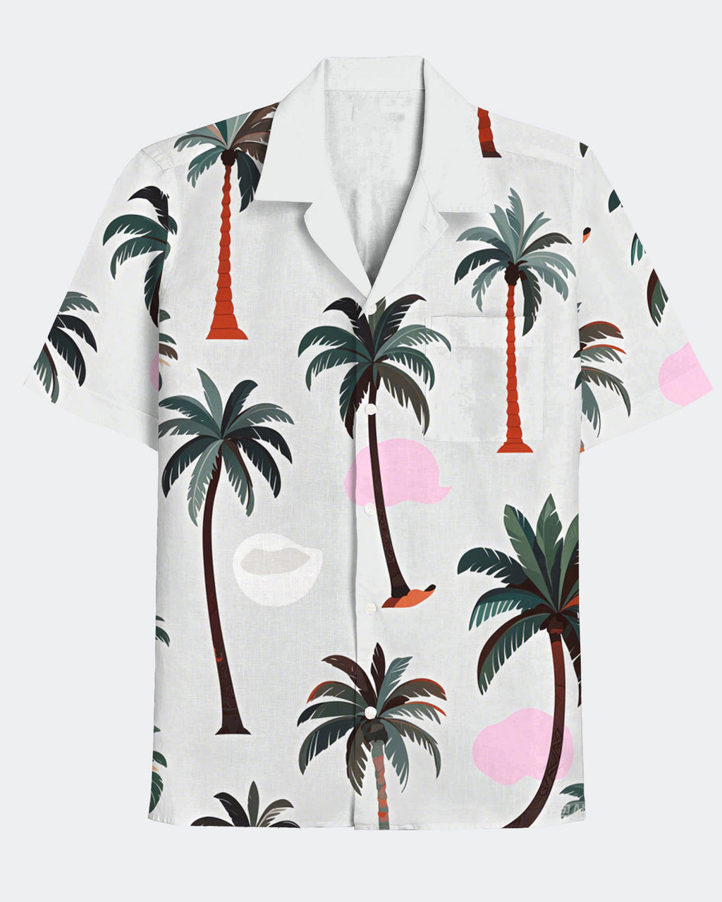 Big & Tall Hawaiian Graphic Short Sleeve Shirt for big men view 2