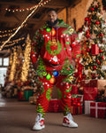 Big & Tall Graphic Hoodie Sweatpants Set for big men view 1