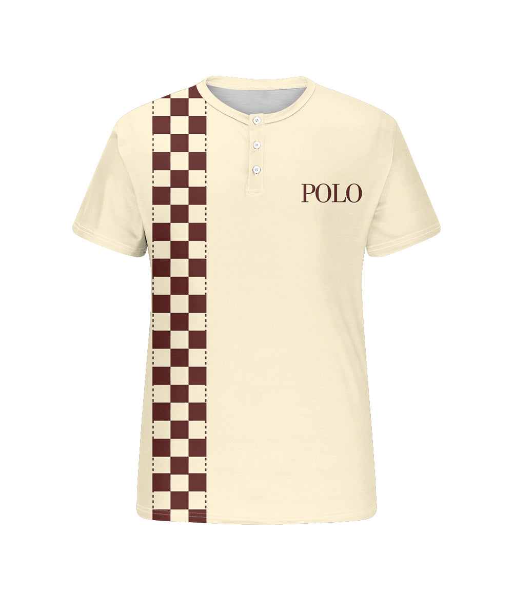 Big & Tall Yellow Plaid Graphic T-Shirt for big men view 4