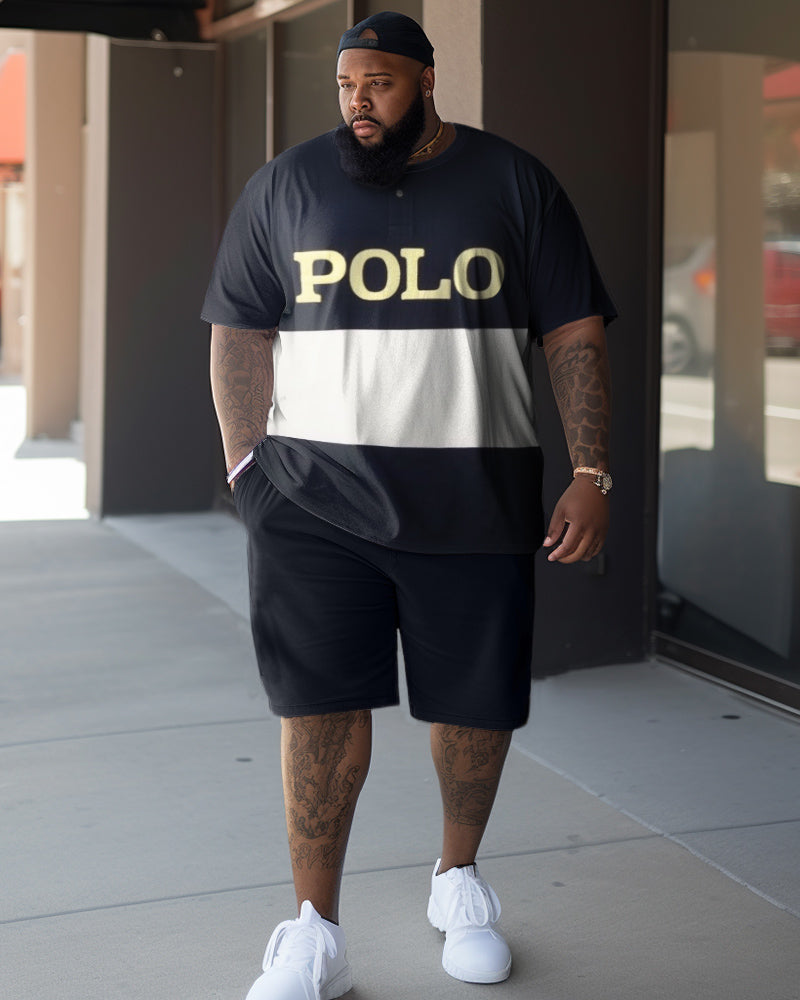 Big & Tall Athletic Two-piece Set for big men view 1