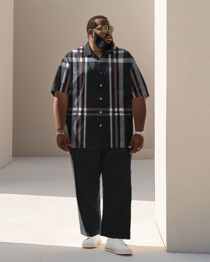 Big & Tall Graphic Business Casual Jeans for big men view 1