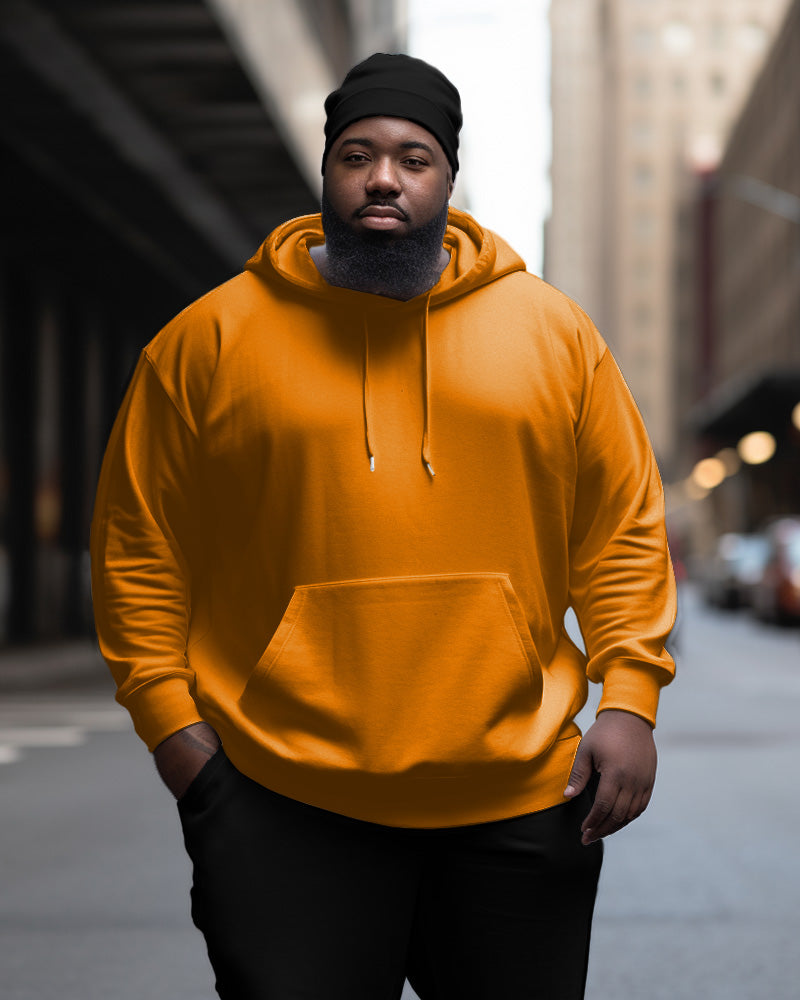 Big & Tall Solid Color Hoodie for big men view 12