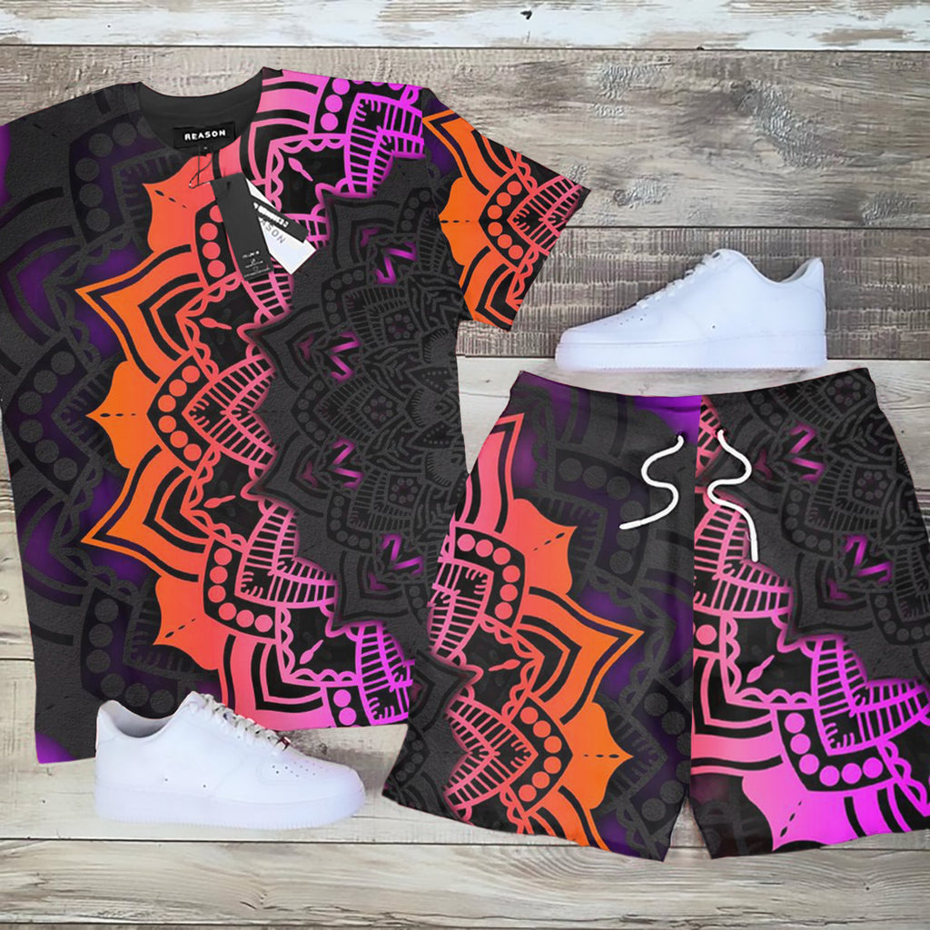 Big & Tall Graphic Two-piece Set for big men view 2